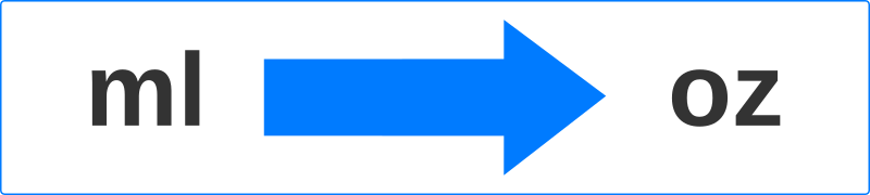 ml to ounce (ml to oz): convert milliliters into fluid ounces